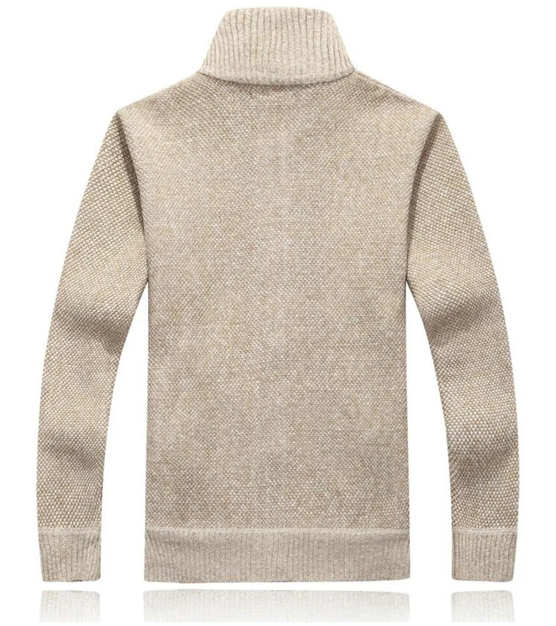 Men Warm Thick Velvet Sweaters Mens Pullovers Zipper .