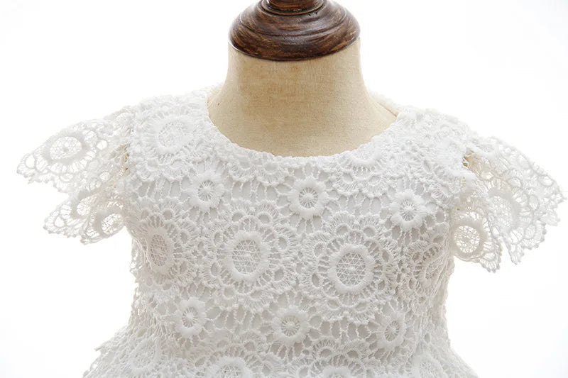 baby girl dresses embroidery pearl 1 year birthday dress wedding party christening baby girl clothes for 3-24 month