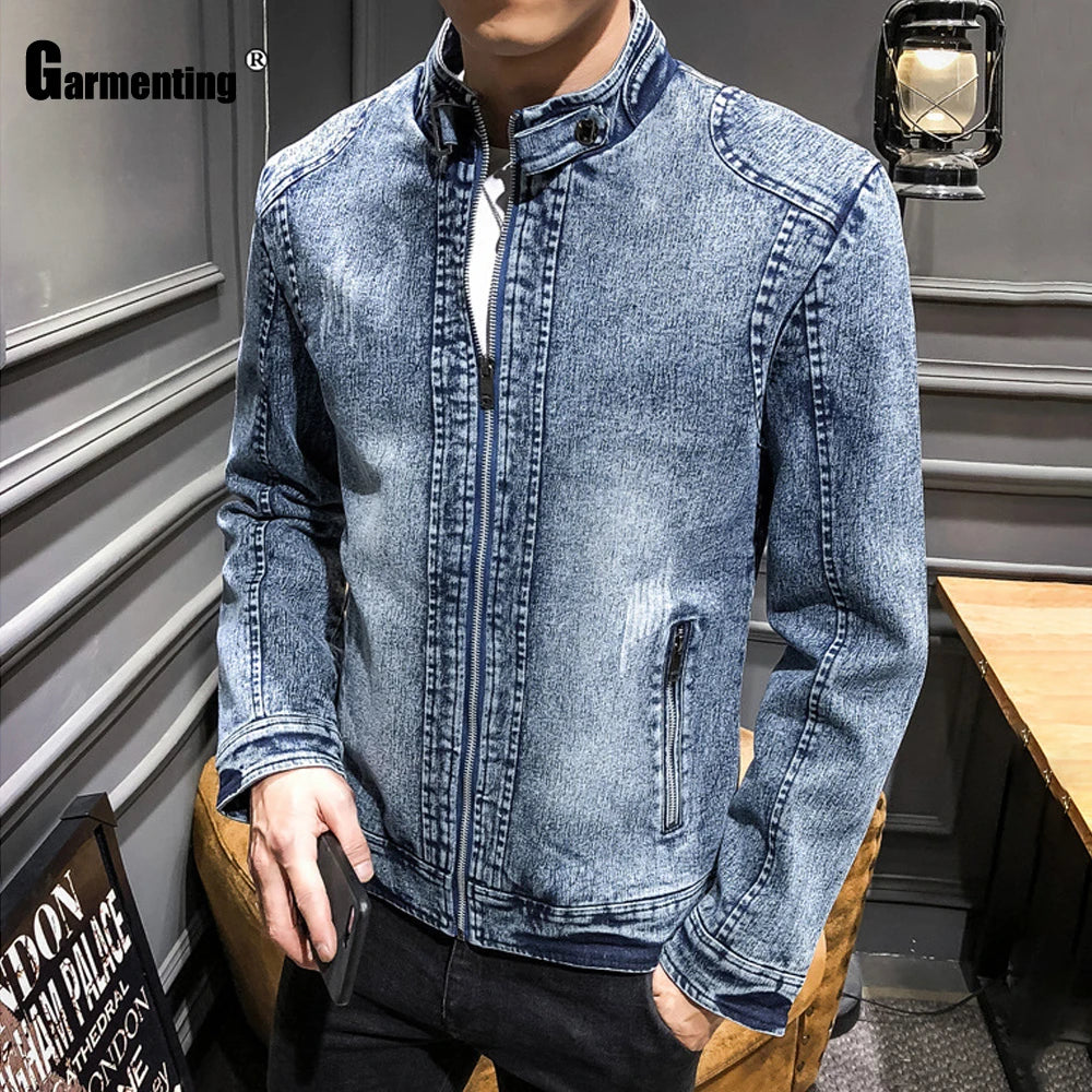 Garmenting Men Demin Jackets Trendy Winter.