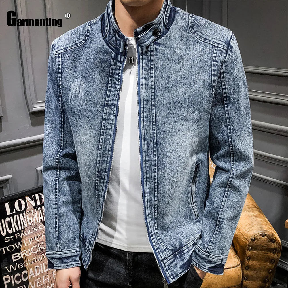 Garmenting Men Demin Jackets Trendy Winter.