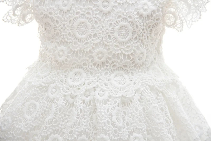 baby girl dresses embroidery pearl 1 year birthday dress wedding party christening baby girl clothes for 3-24 month