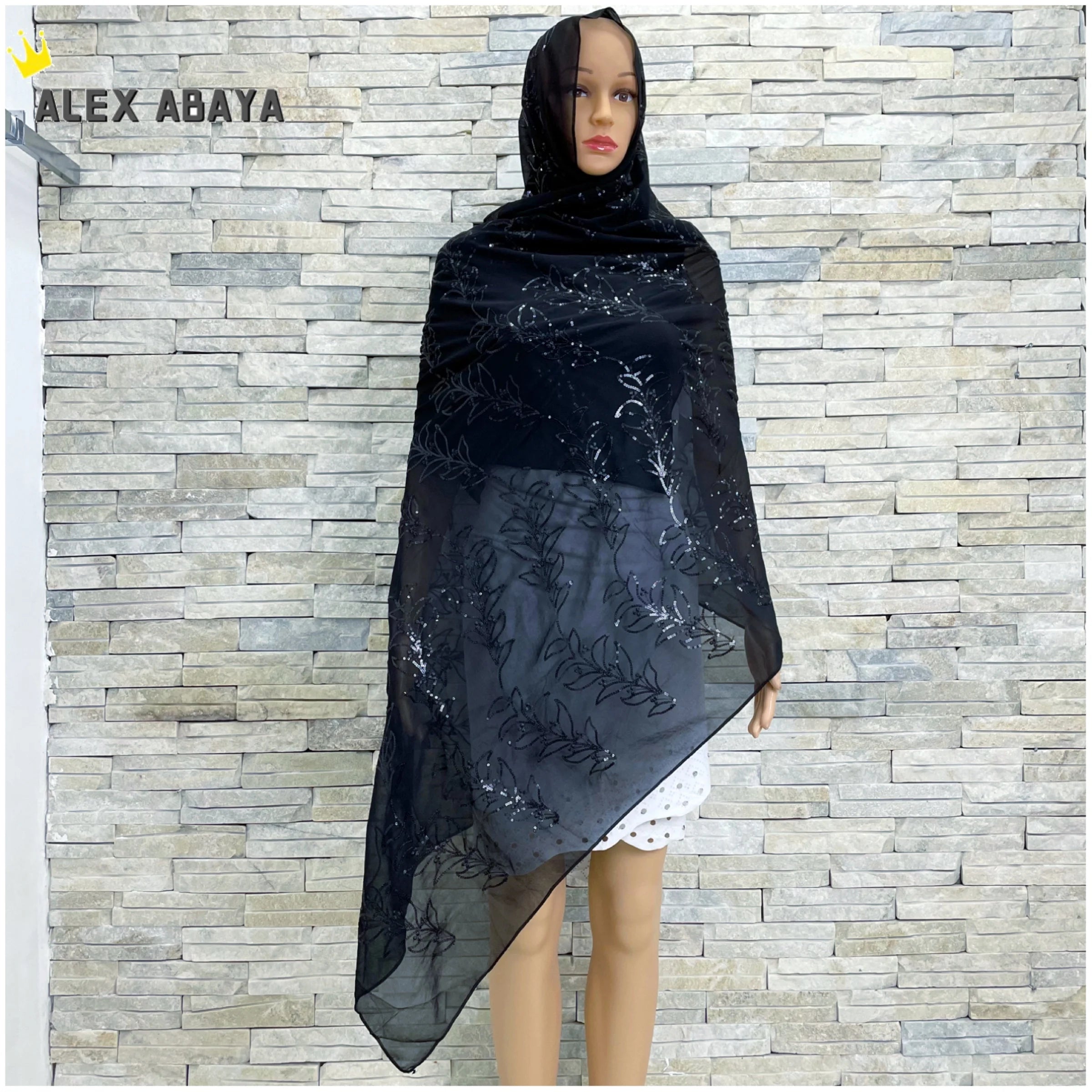 African Women Scarf Soft Chiffon Scarf Dubai Isalmic Scarf .