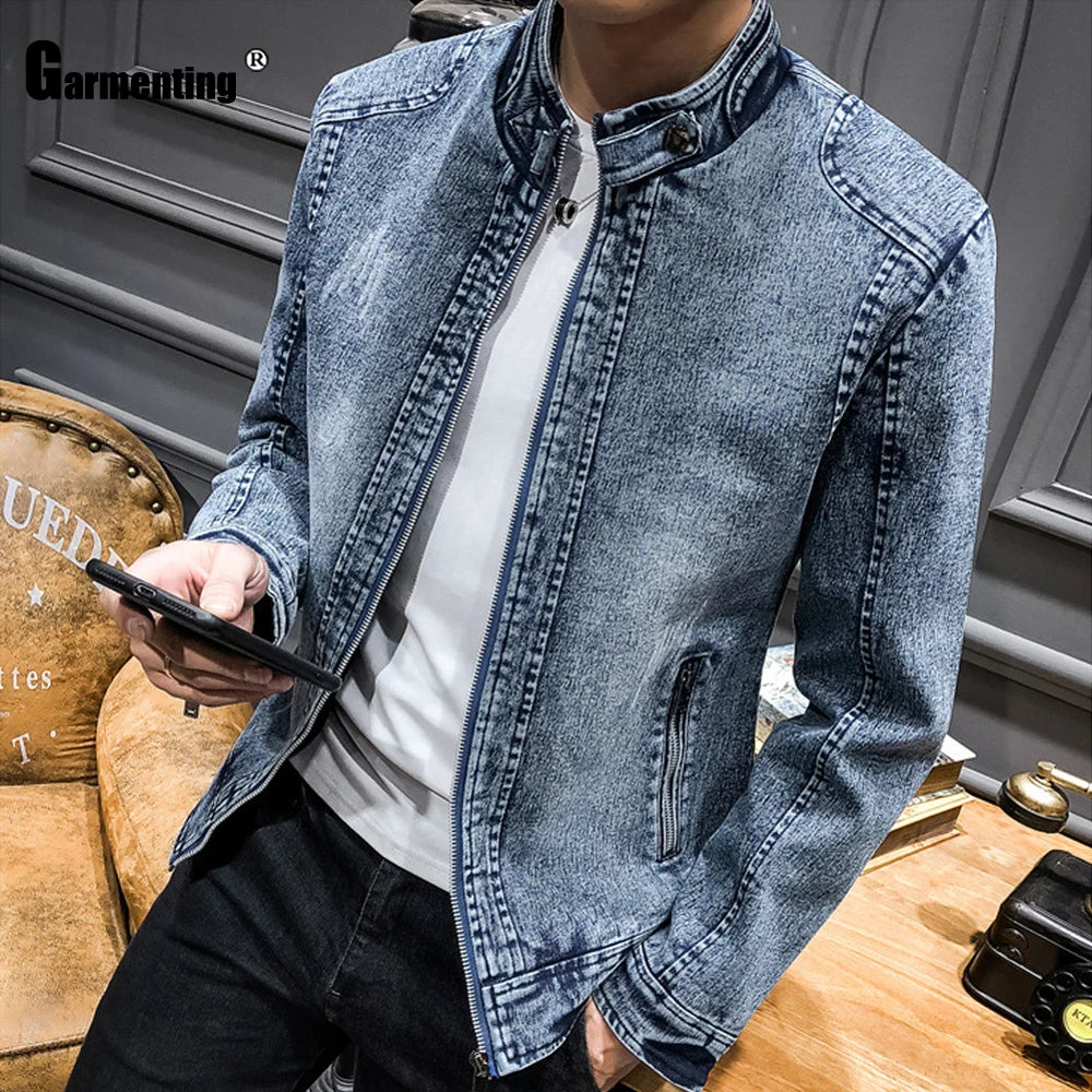 Garmenting Men Demin Jackets Trendy Winter.