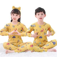 winter Baby Boy Girl Thicken Pajamas Set Flannel Fleece Toddler Child.