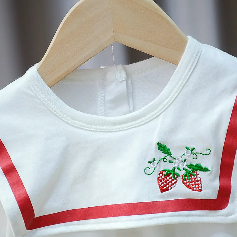 Summer Baby Girls Romper Cotton Linen Bodysuit Infant .