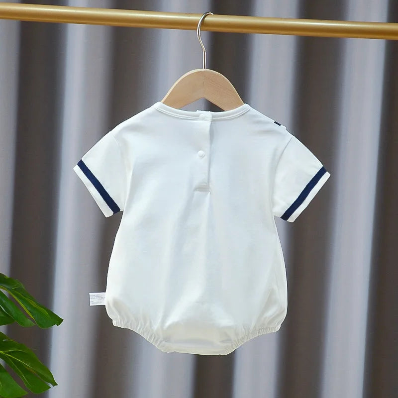 Summer Baby Girls Romper Cotton Linen Bodysuit Infant .