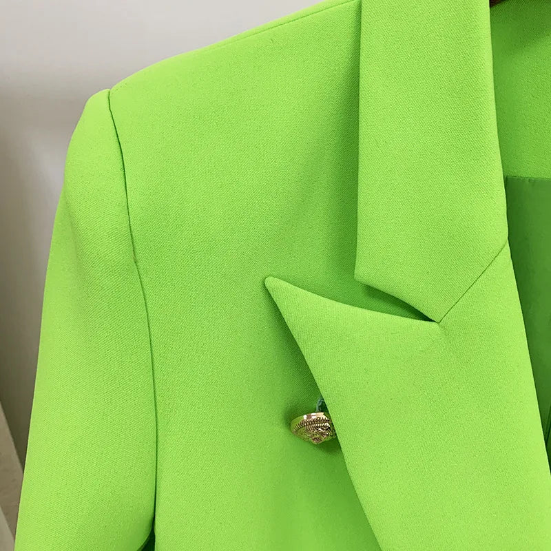 Green Blue Yellow Black White Blazer Women .
