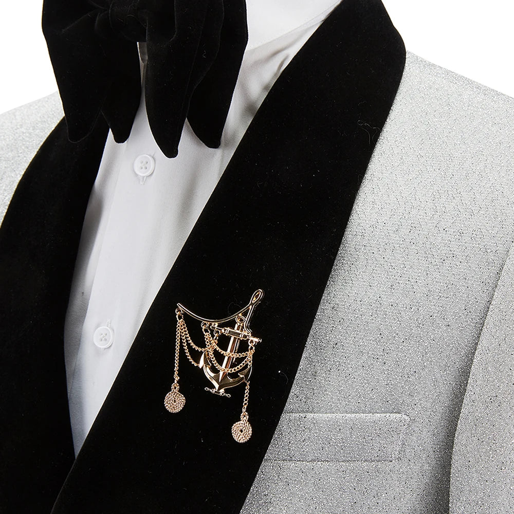 Cenne Des Graoom New Men Suit Tuxedo 2 Pieces Double Breasted .