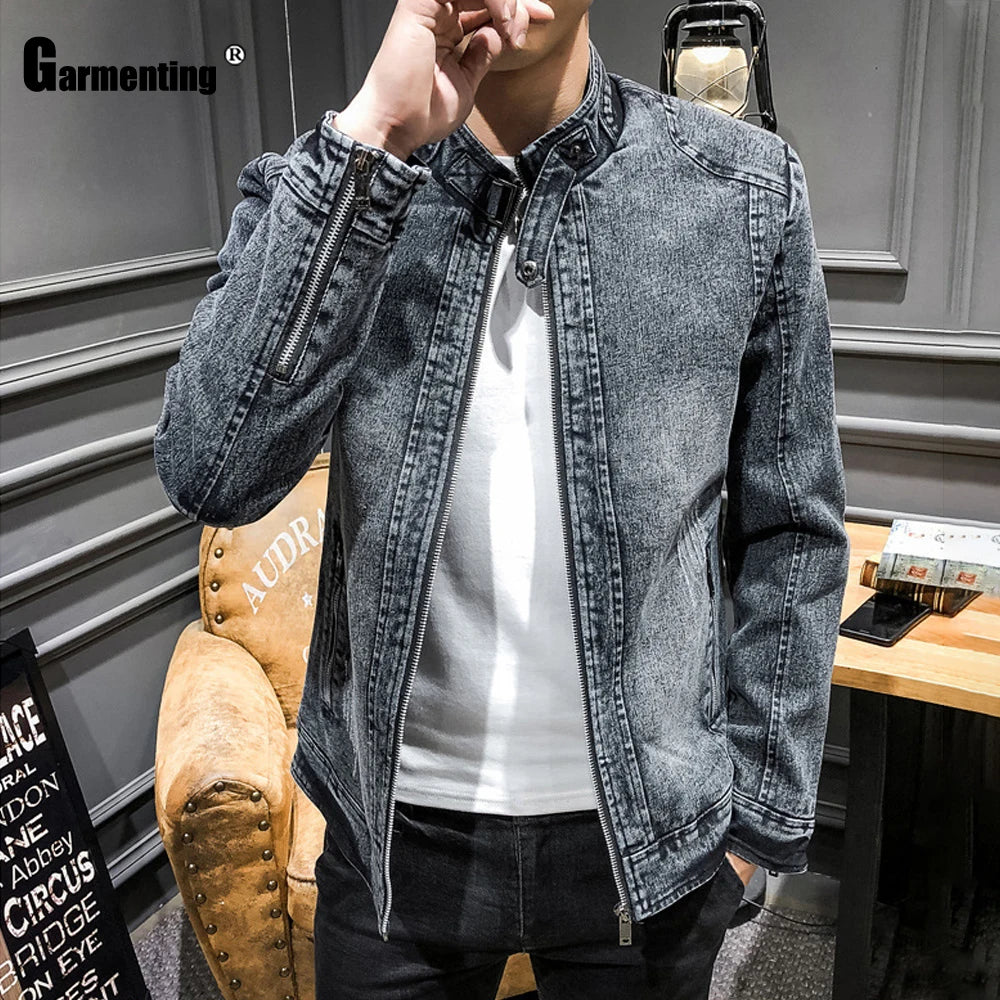 Garmenting Men Demin Jackets Trendy Winter.
