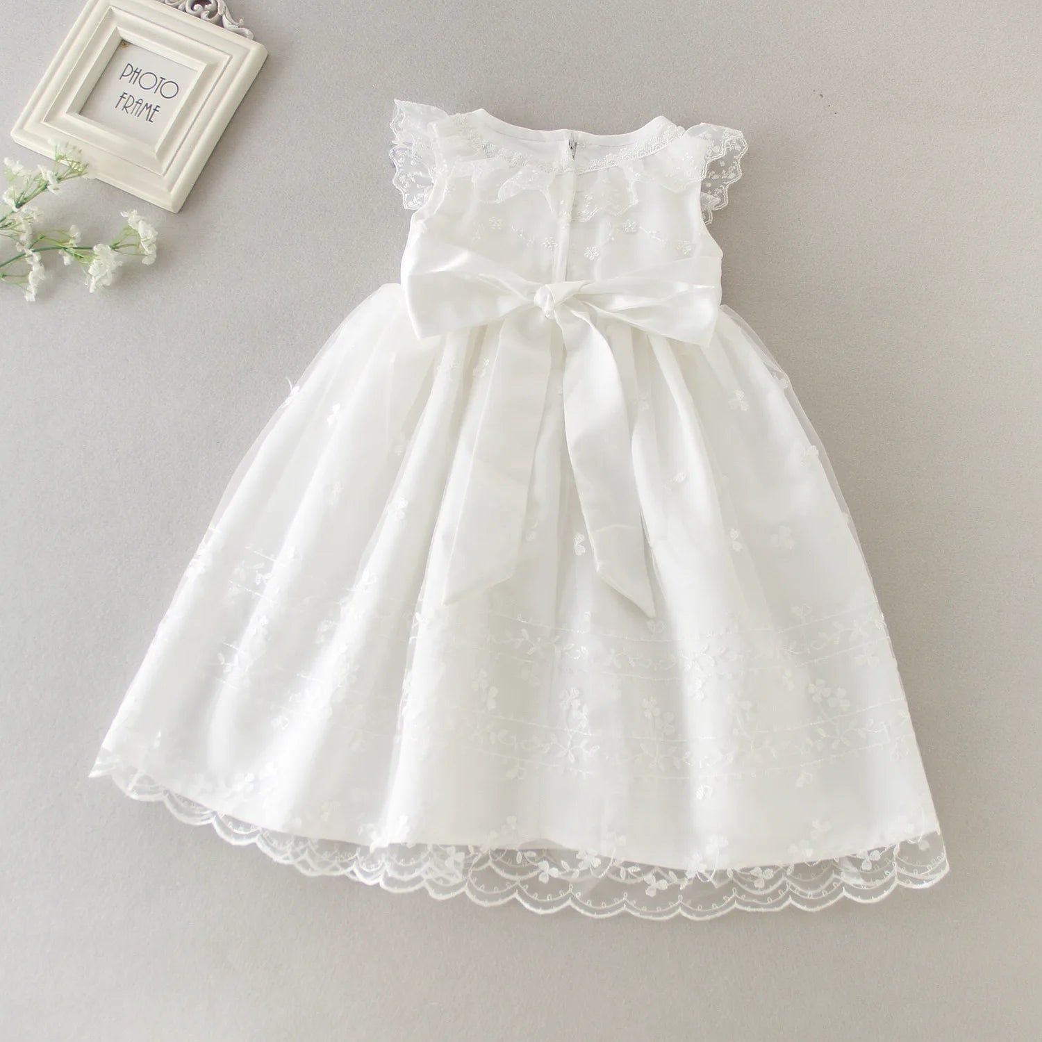 baby girl dresses embroidery pearl 1 year birthday dress wedding party christening baby girl clothes for 3-24 month