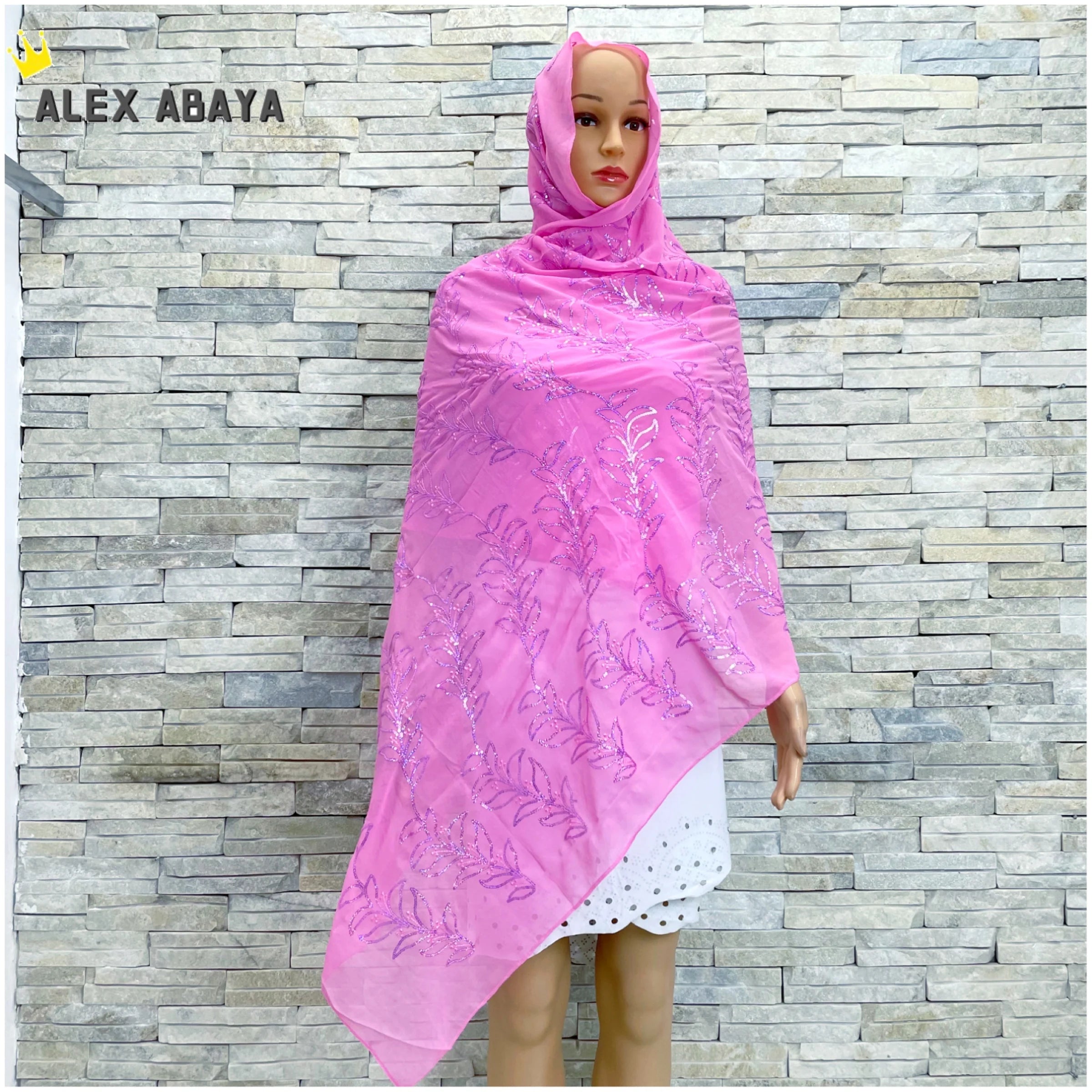 African Women Scarf Soft Chiffon Scarf Dubai Isalmic Scarf .