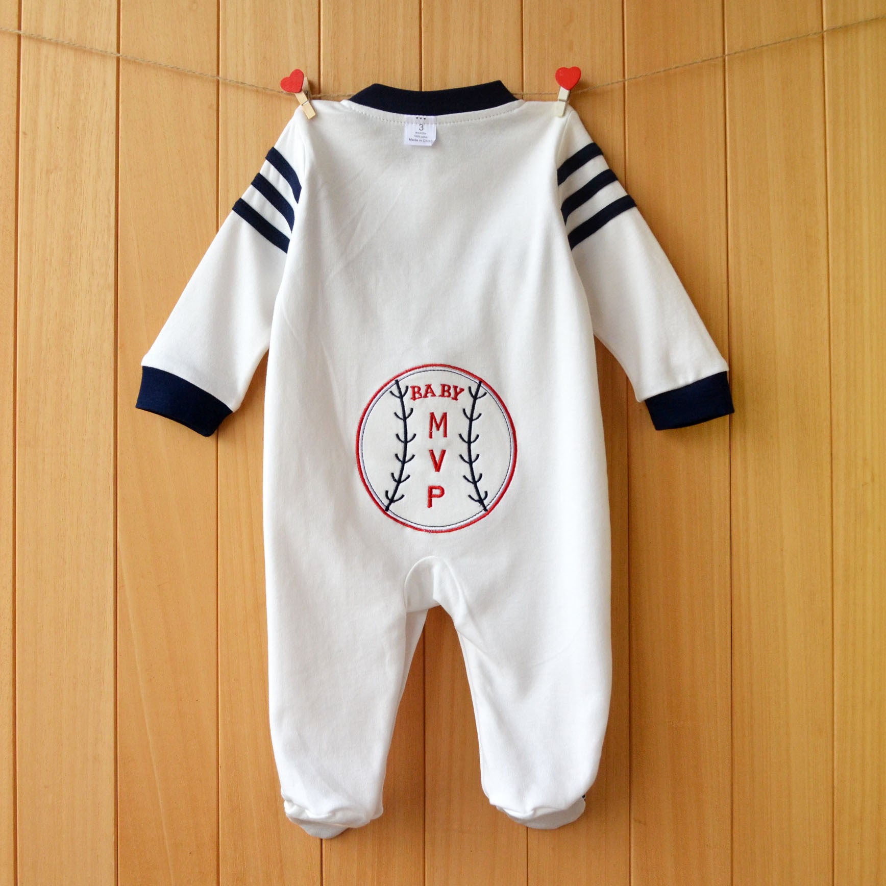 Baby clothes newborn coverall infants boys clothes baseball sport style.