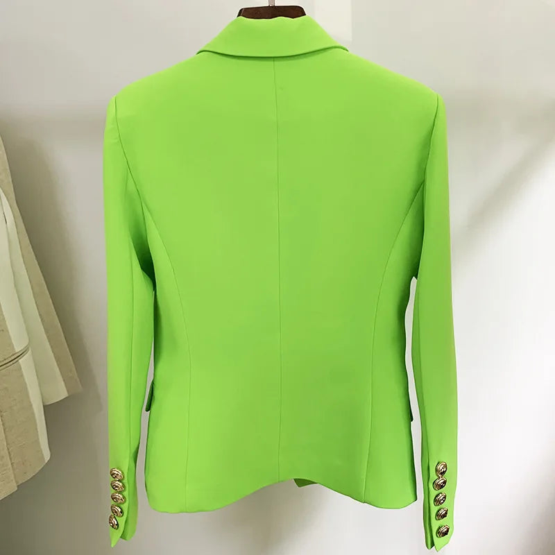 Green Blue Yellow Black White Blazer Women .