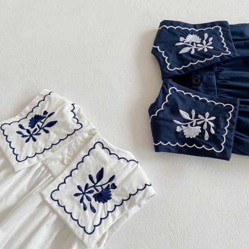 Summer Baby Girls Romper Cotton Linen Bodysuit Infant .