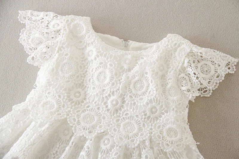 baby girl dresses embroidery pearl 1 year birthday dress wedding party christening baby girl clothes for 3-24 month