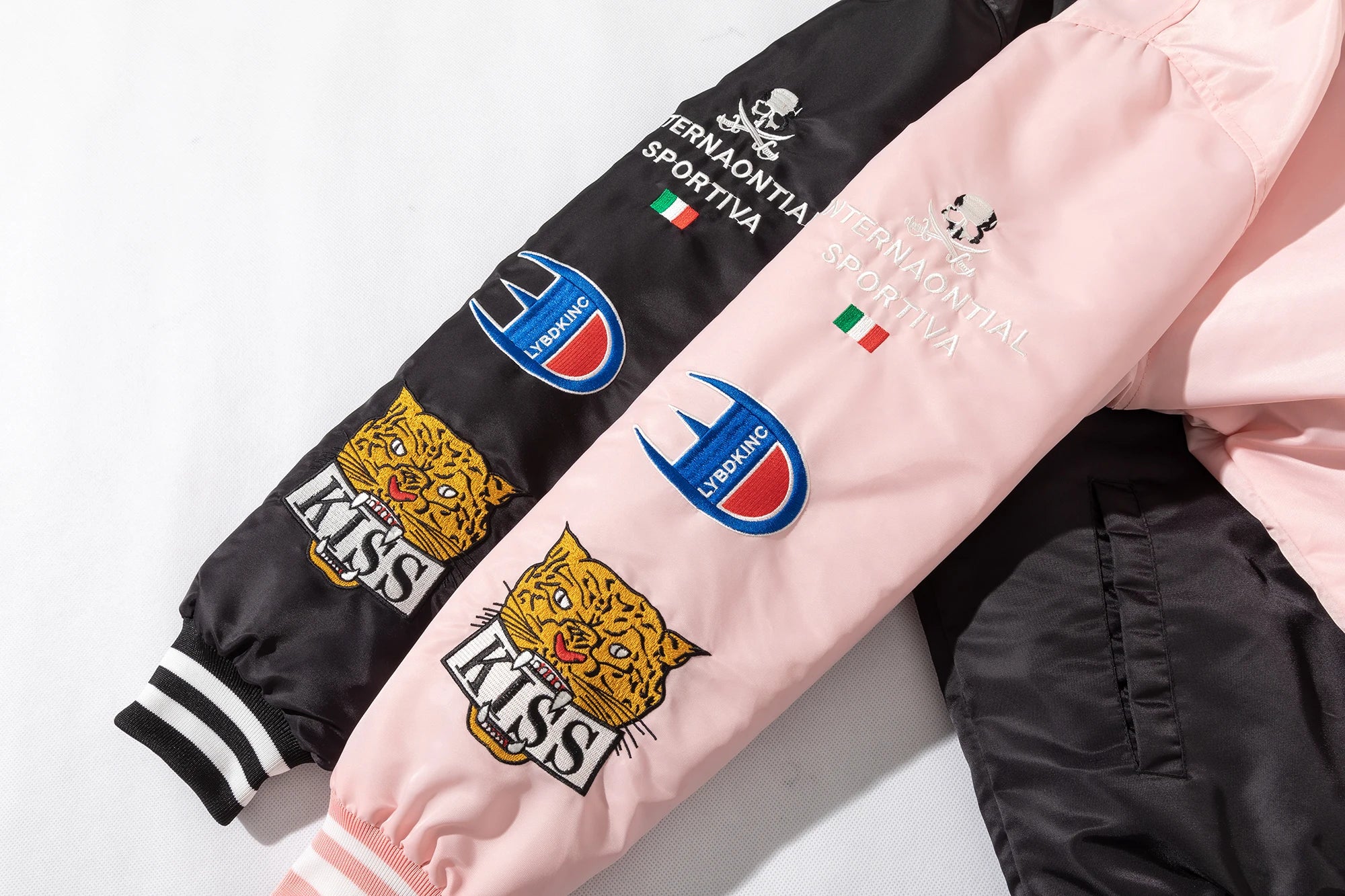 Autumn & Winter Bomber Jacket Men Embroidery .