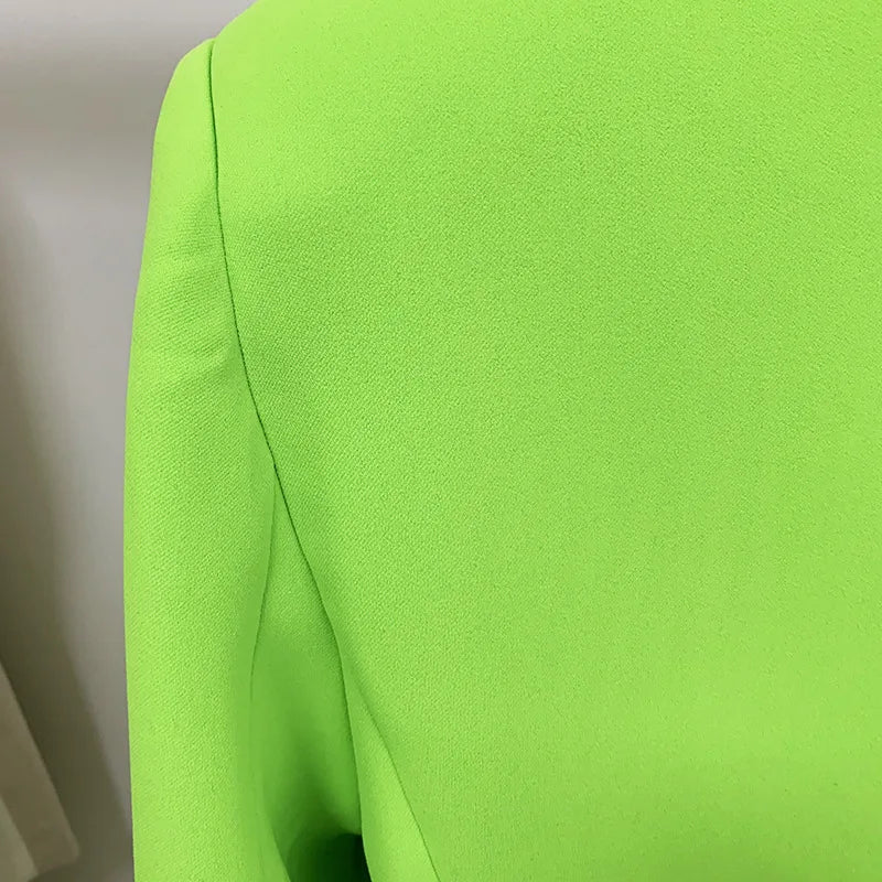 Green Blue Yellow Black White Blazer Women .