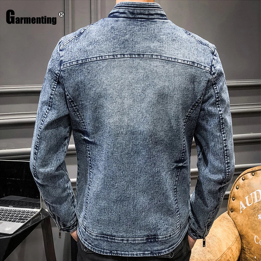 Garmenting Men Demin Jackets Trendy Winter.