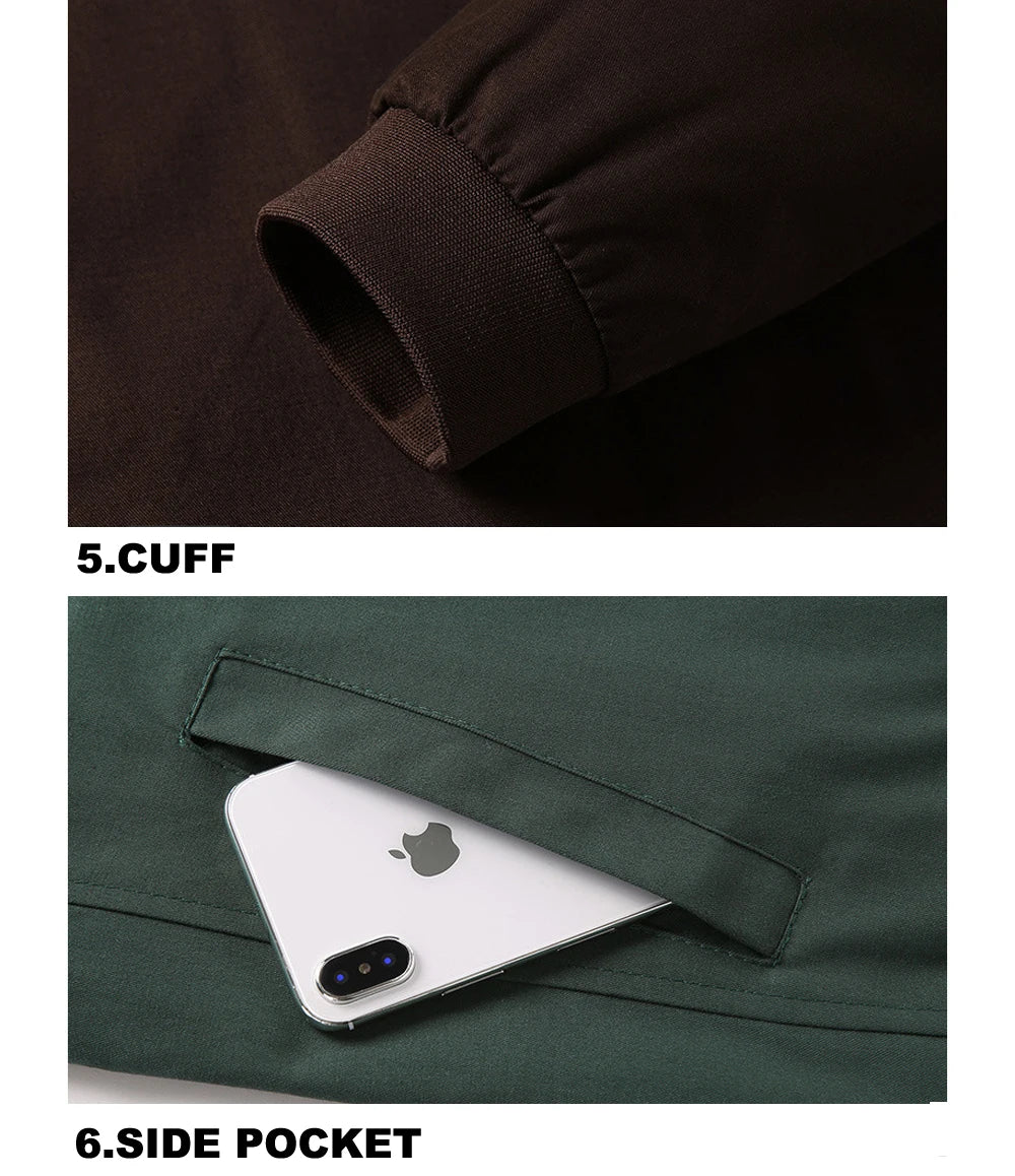 DIMUSI Autumn Mens Bomber Jacket Fashion Male ,