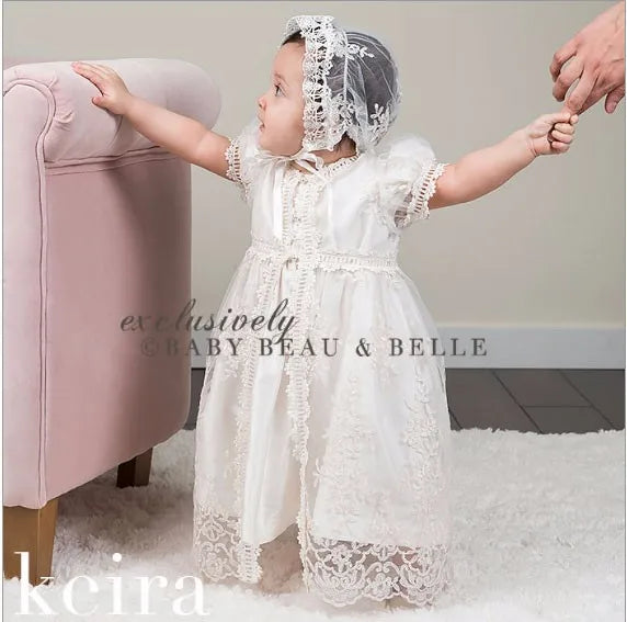 baby girl dresses embroidery pearl 1 year birthday dress wedding party christening baby girl clothes for 3-24 month