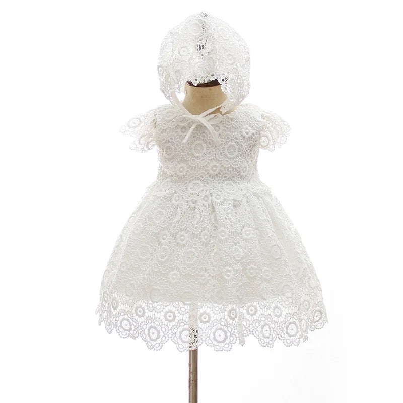 baby girl dresses embroidery pearl 1 year birthday dress wedding party christening baby girl clothes for 3-24 month