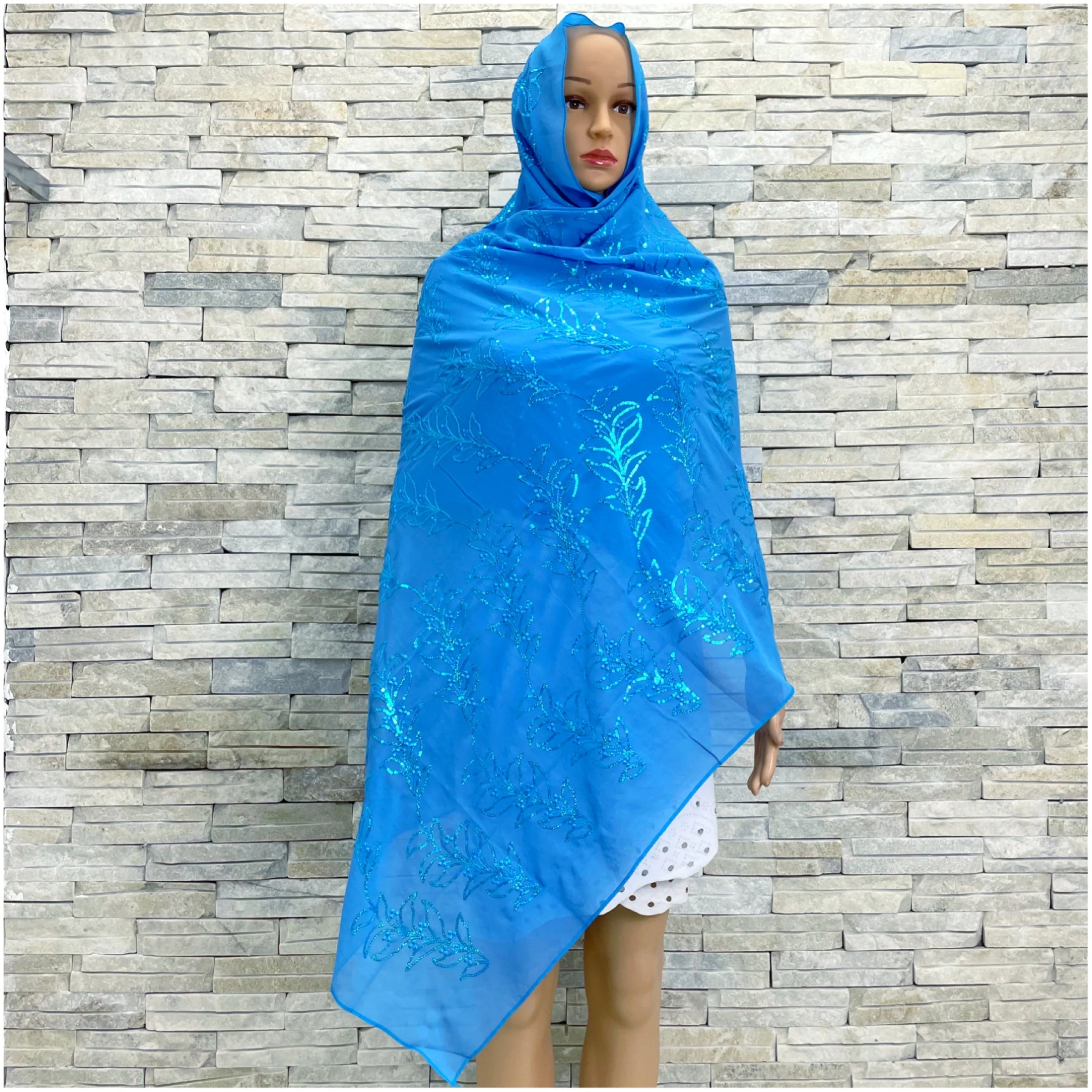African Women Scarf Soft Chiffon Scarf Dubai Isalmic Scarf .