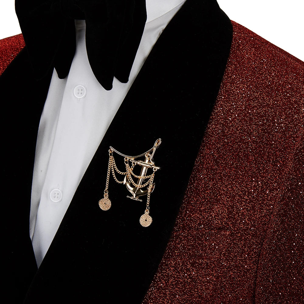 Cenne Des Graoom New Men Suit Tuxedo 2 Pieces Double Breasted .