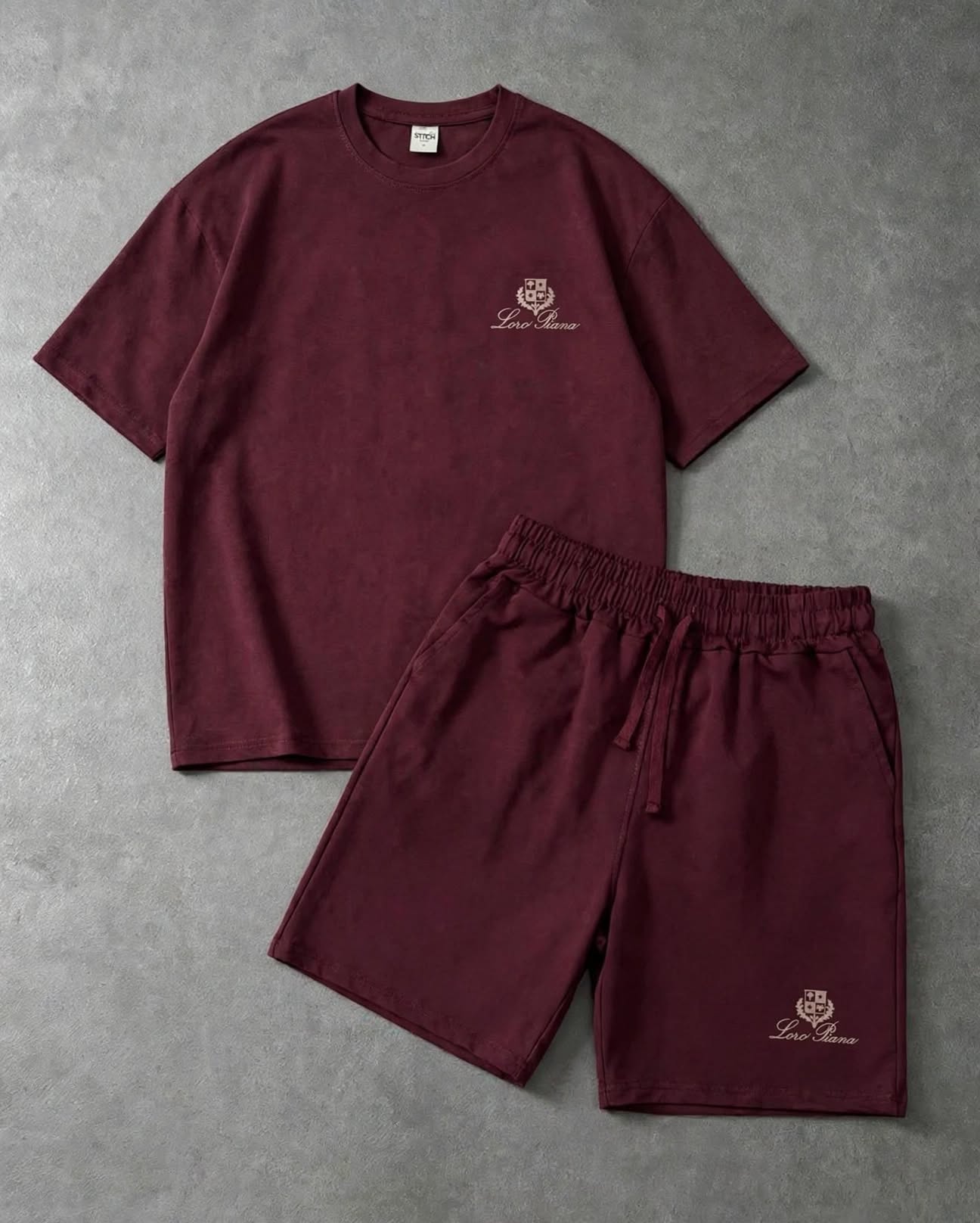 Premium Oversized T-Shirt & Shorts Co-ord Set | Casual Streetwear | Embroidered Logo | 6 Colors | M–XXL | MH
