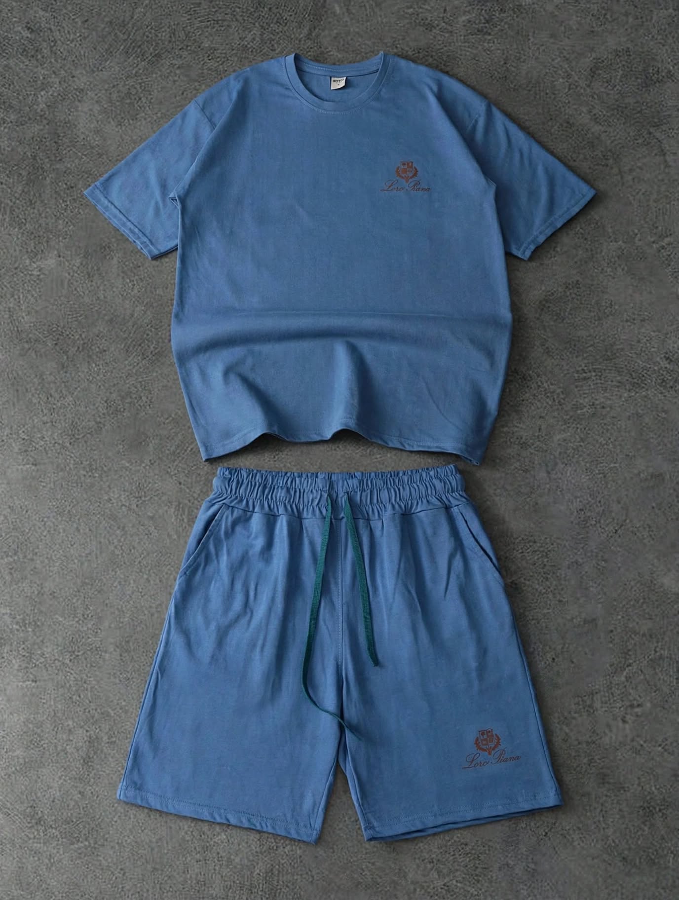Premium Oversized T-Shirt & Shorts Co-ord Set | Casual Streetwear | Embroidered Logo | 6 Colors | M–XXL | MH