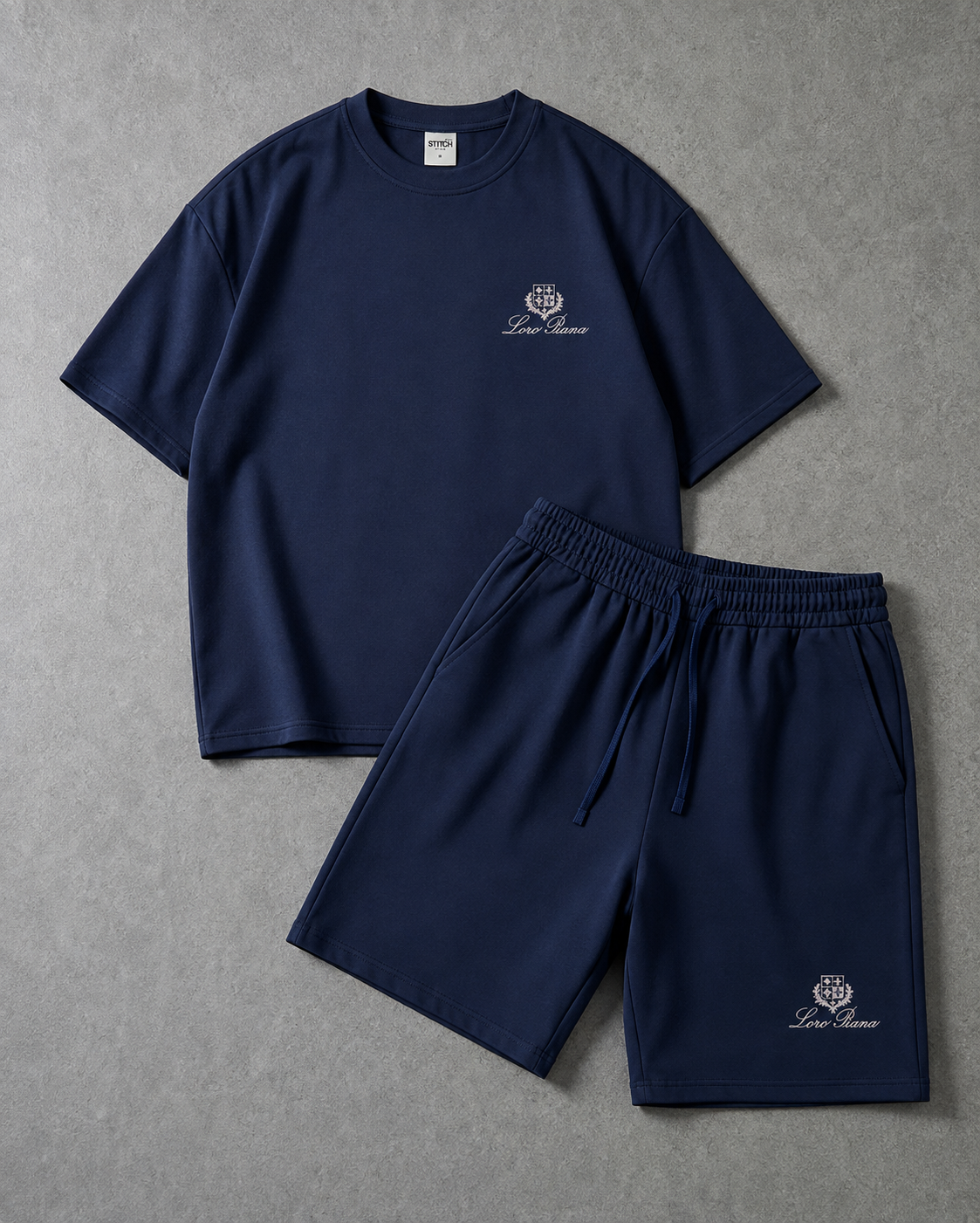 Premium Oversized T-Shirt & Shorts Co-ord Set | Casual Streetwear | Embroidered Logo | 6 Colors | M–XXL | MH