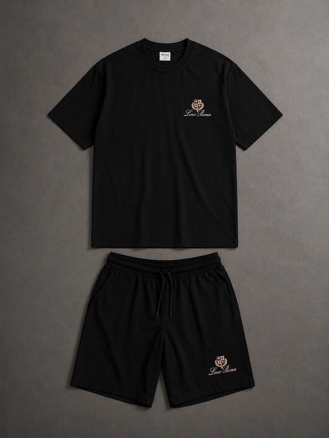 Premium Oversized T-Shirt & Shorts Co-ord Set | Casual Streetwear | Embroidered Logo | 6 Colors | M–XXL | MH