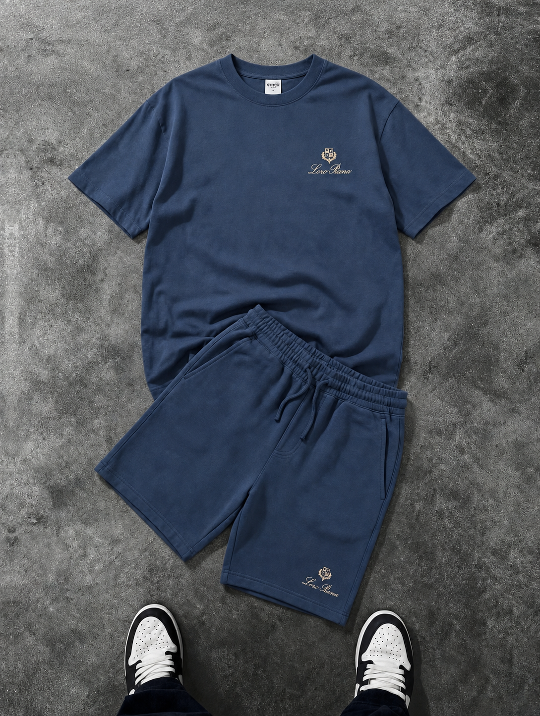 Premium Oversized T-Shirt & Shorts Co-ord Set | Casual Streetwear | Embroidered Logo | 6 Colors | M–XXL | MH