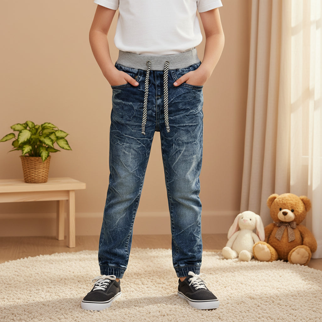 Stylish Kids Denim Jeans Pant – Trendy & Comfortable Everyday Wear.Sizes (2-12Years) | MH