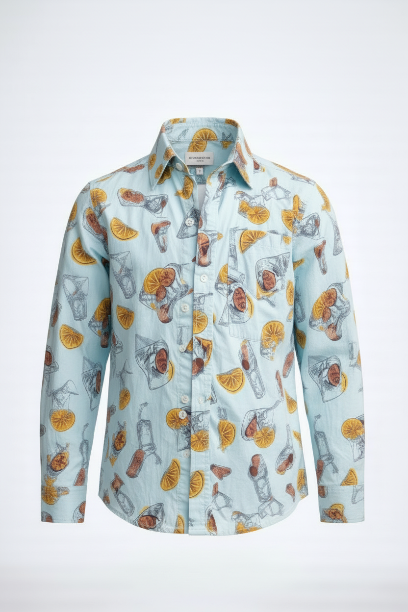 Kids Stylish Long Sleeve Shirt for Boys | Trendy Fashion Outfit UAE (3-14yrs)MH