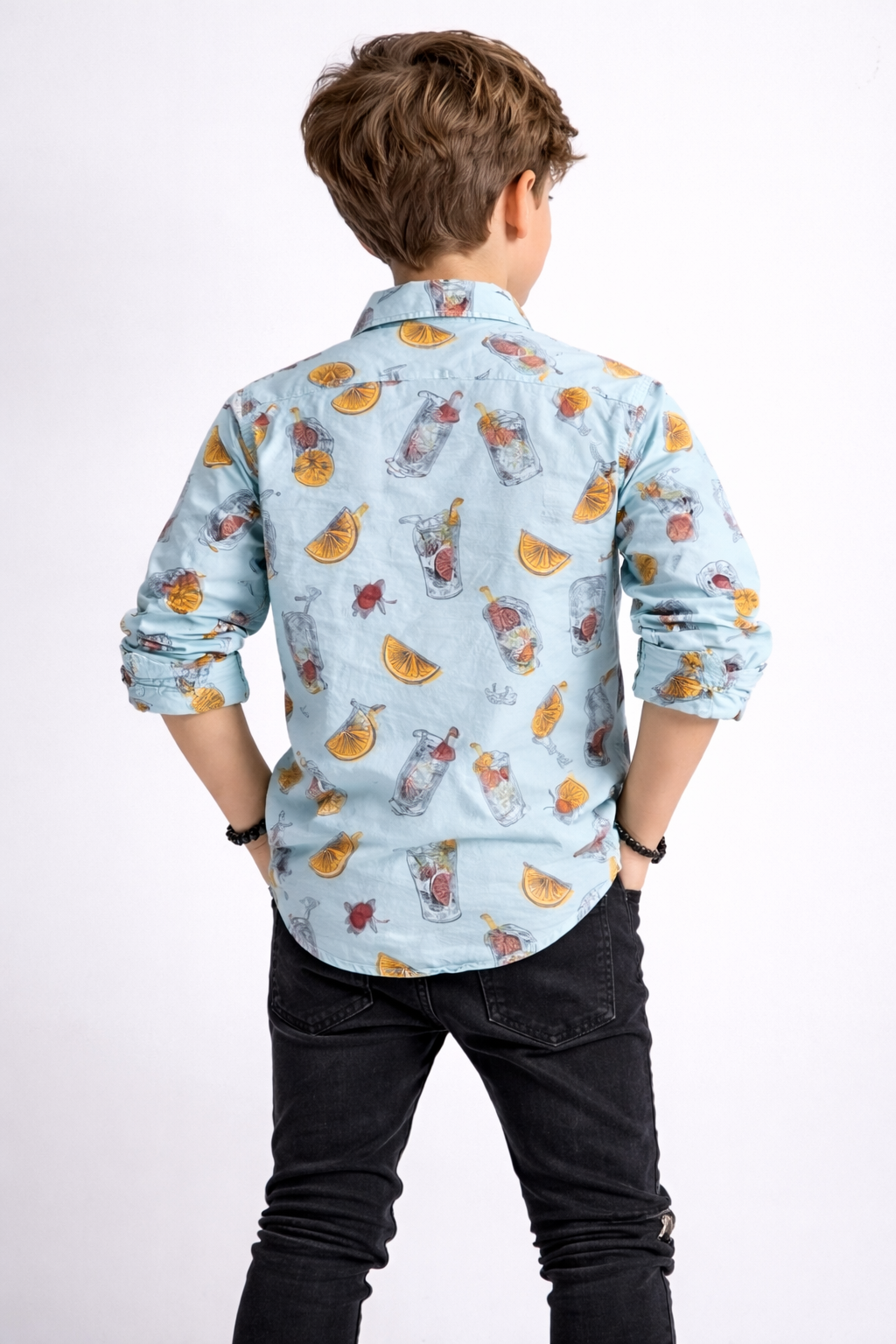 Kids Stylish Long Sleeve Shirt for Boys | Trendy Fashion Outfit UAE (3-14yrs)MH