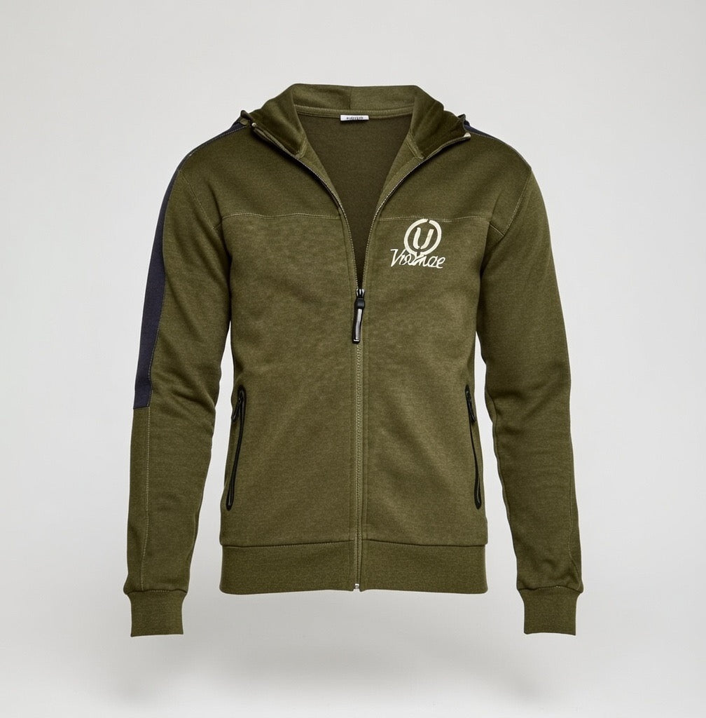 Men’s Zipper Hoodie Top – MH Premium Athleisure Essential