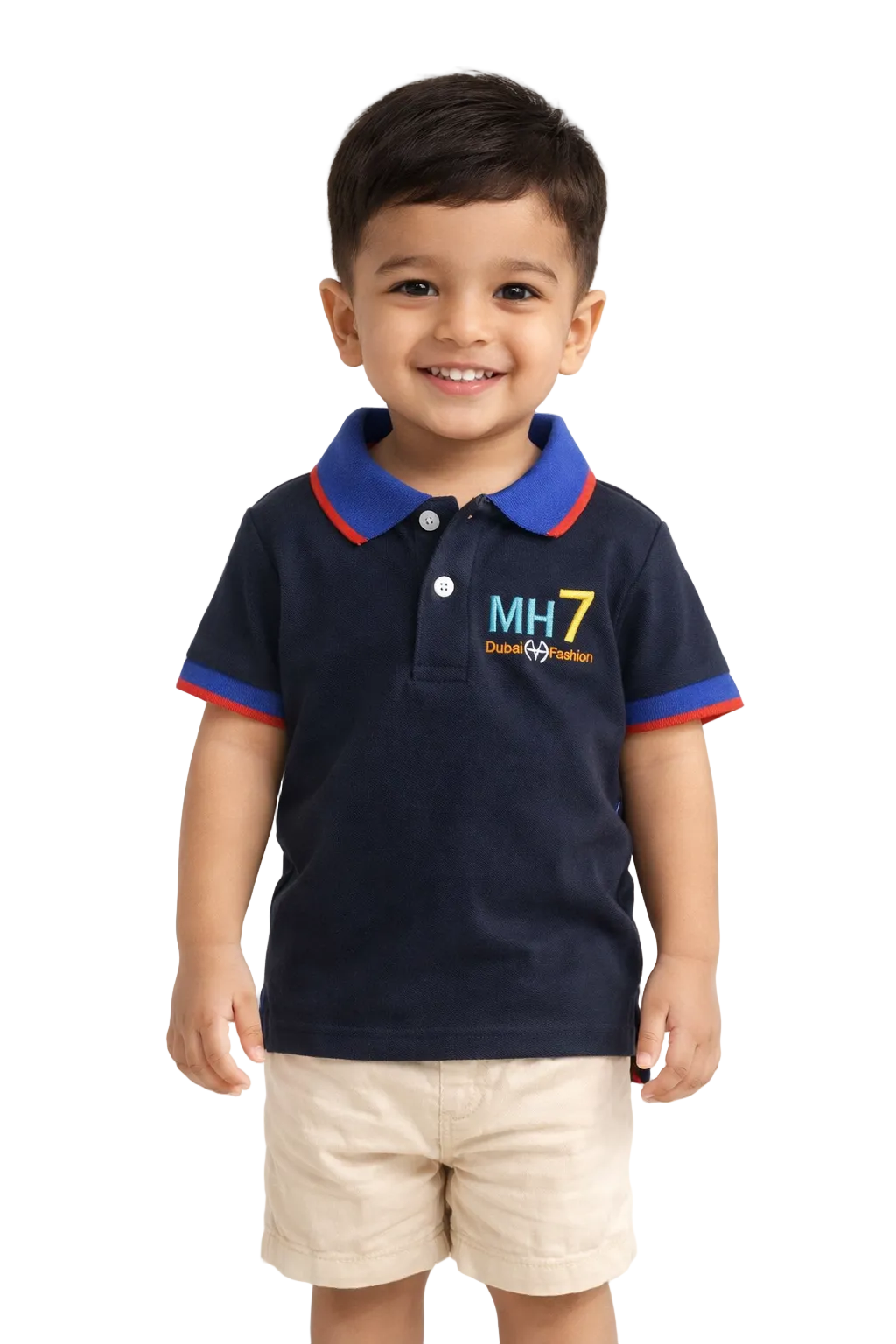 MH7 Logo Classic Kids Polo T-Shirt | Premium Comfort