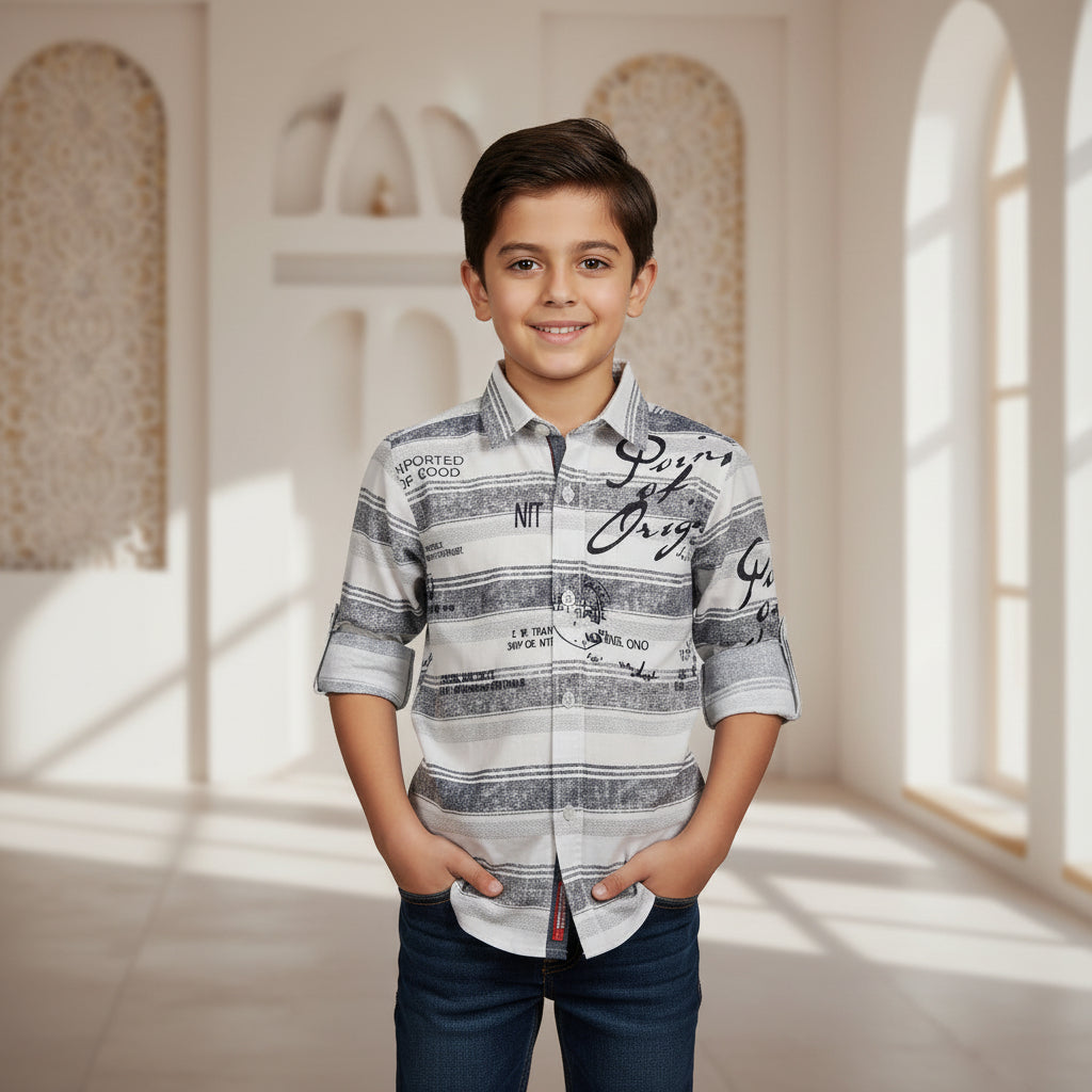 Boys' Slim Fit Distressed Jeans – Comfort Stretch Denim | 3 Colors | Sizes (3-14 Years) | MH