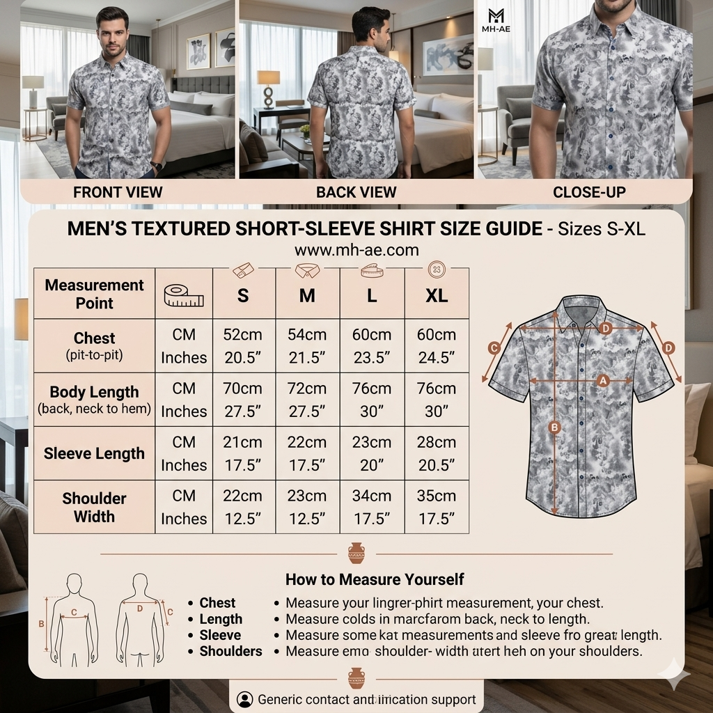 Men's Sky Blue & Navy Tropical Print Shirt | Breathable Summer Cotton (Sizes S-XL) | MH