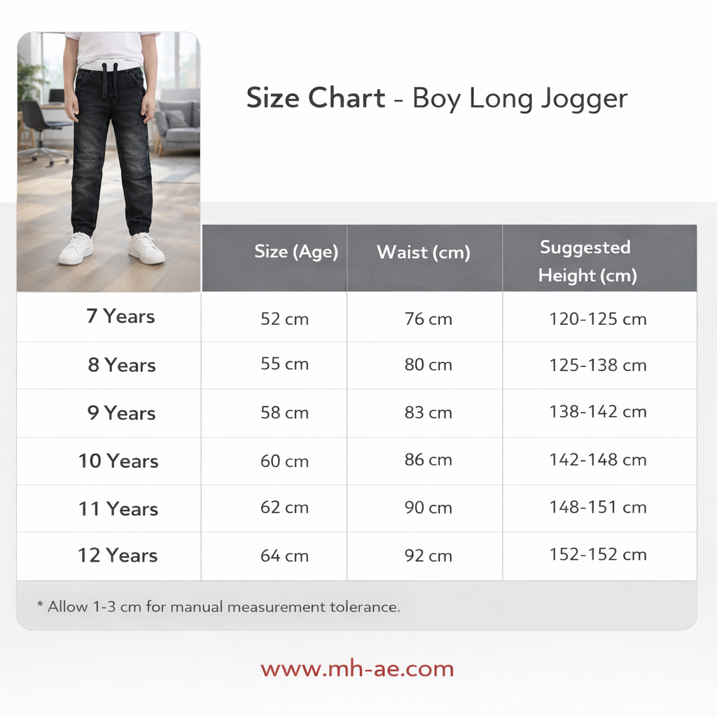 Boys Black Denim Jogger Jeans 7-12 Years - Casual Drawstring Denim Pants with Side Stripes | MH