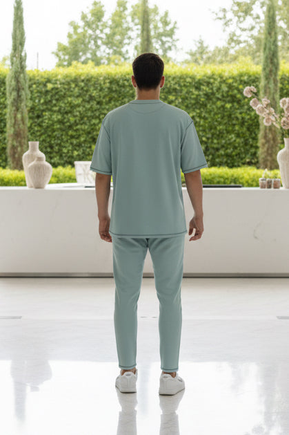 Men’s Casual Two-Piece Tracksuit with Logo Detail | MH Sizes (M-XXL)