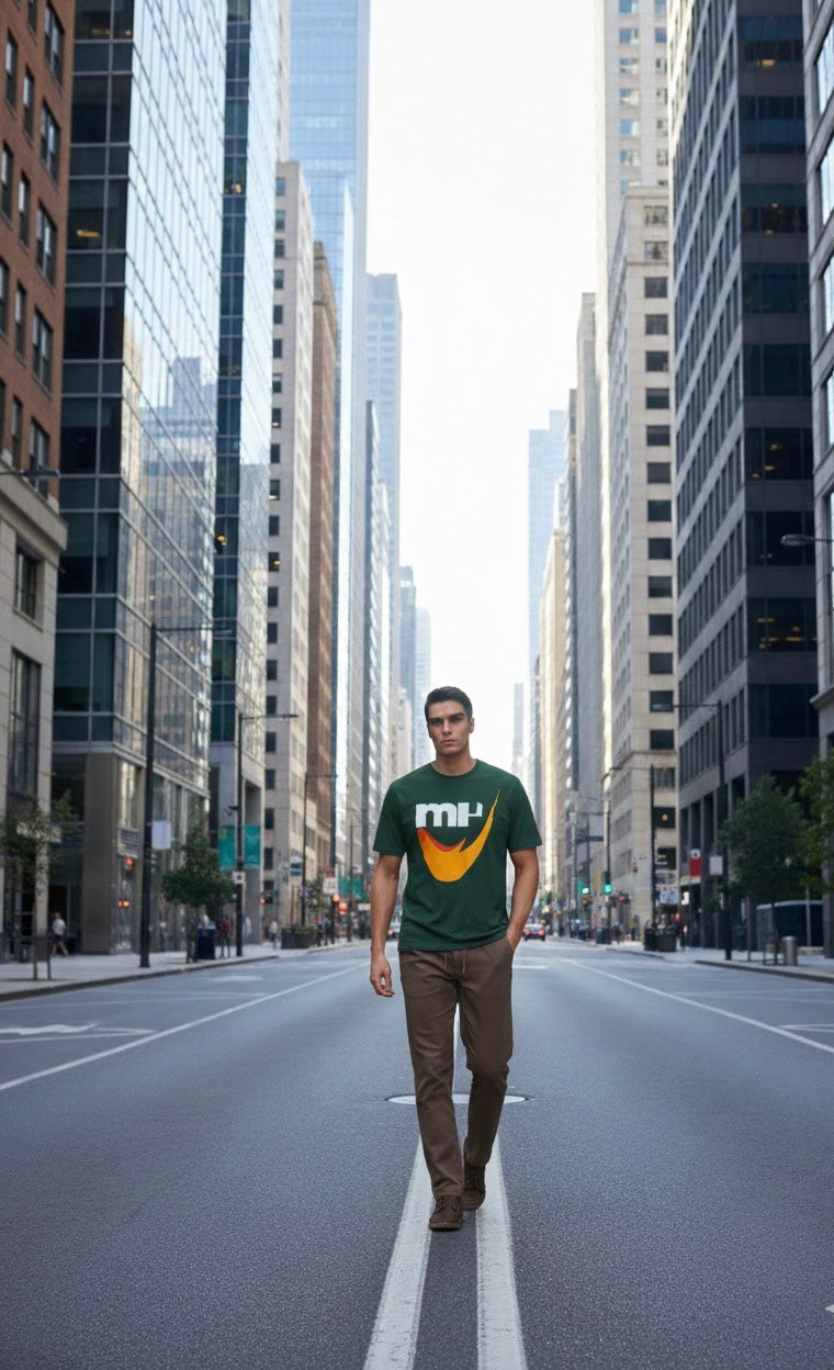 Printed Logo T-shirt  | MH