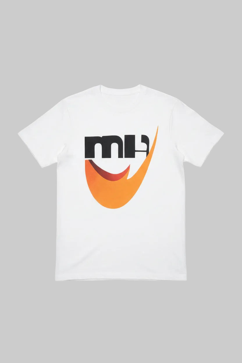 Men’s MH Signature Logo Graphic T-Shirt | White & Grey | 5 Colours | Sizes S-XL| MH UAE