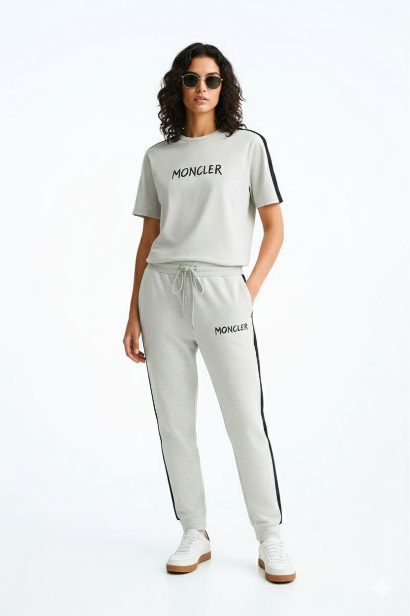 Signature Moncler Co-ord Set – Short Sleeve & Joggers