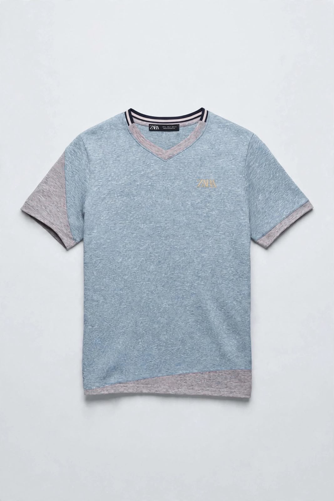 Contour V-Neck Regular Sports Cotton Tee