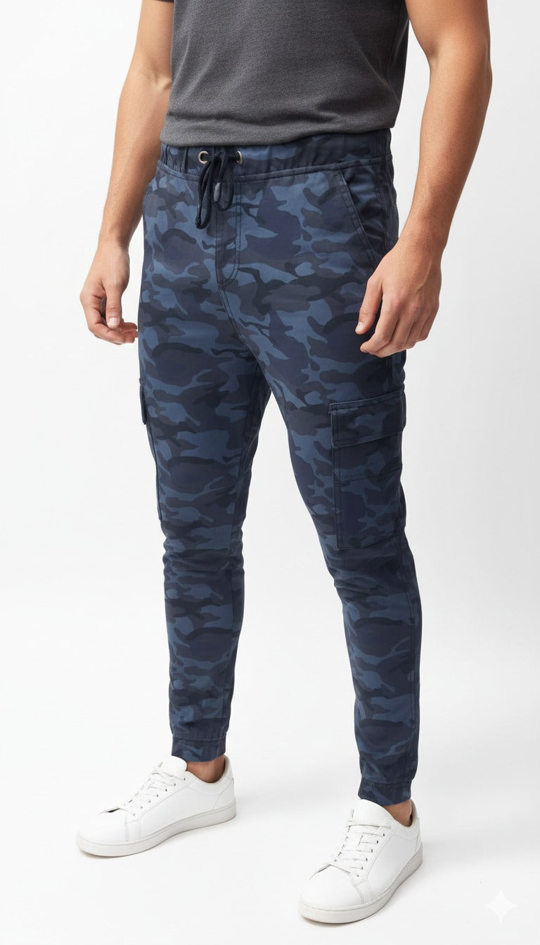 Men's Camo Cargo Joggers./MH