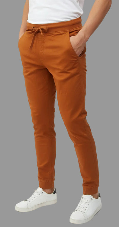 Men's Solid Cotton 4 pocket Joggers ./ MH