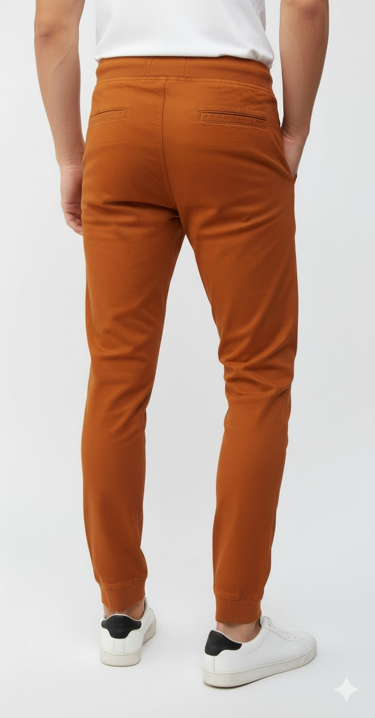 Men's Solid Cotton 4 pocket Joggers ./ MH