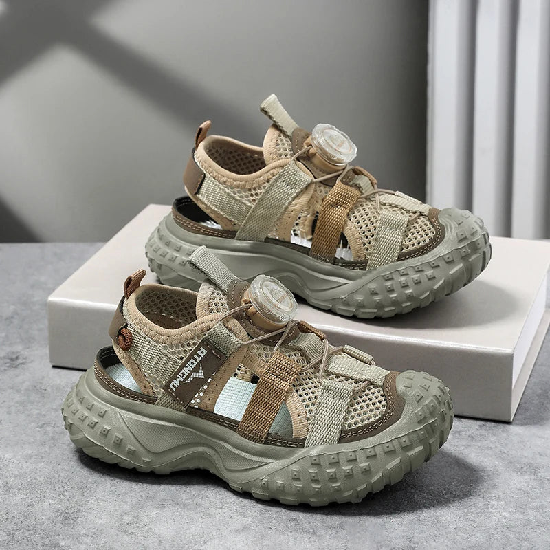 New Kids Sneakers Summer Hollow Refreshing Child Casual Shoes.