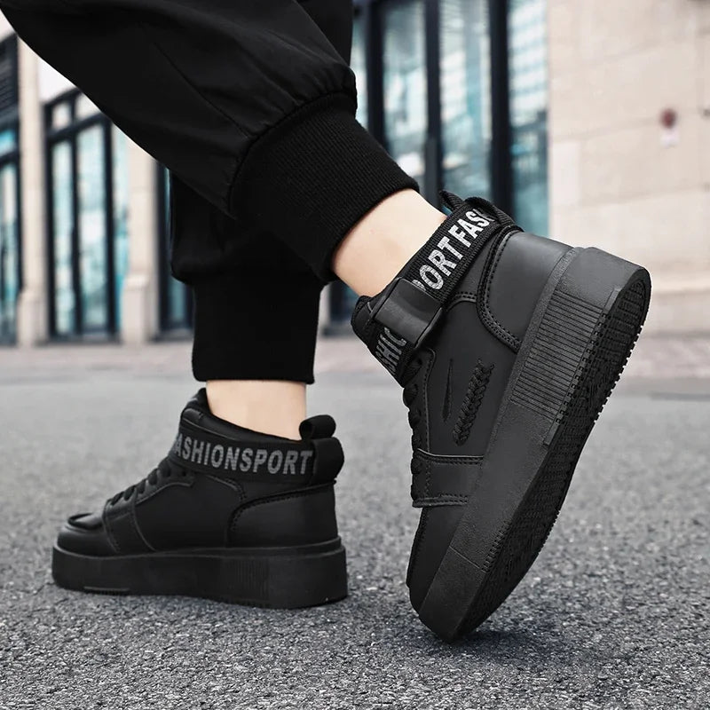 Children High Top Sports Shoes Fashion Running Sneakers for Boys .